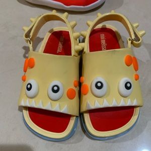 Mini Melissa Monster Slippers / Sandals
